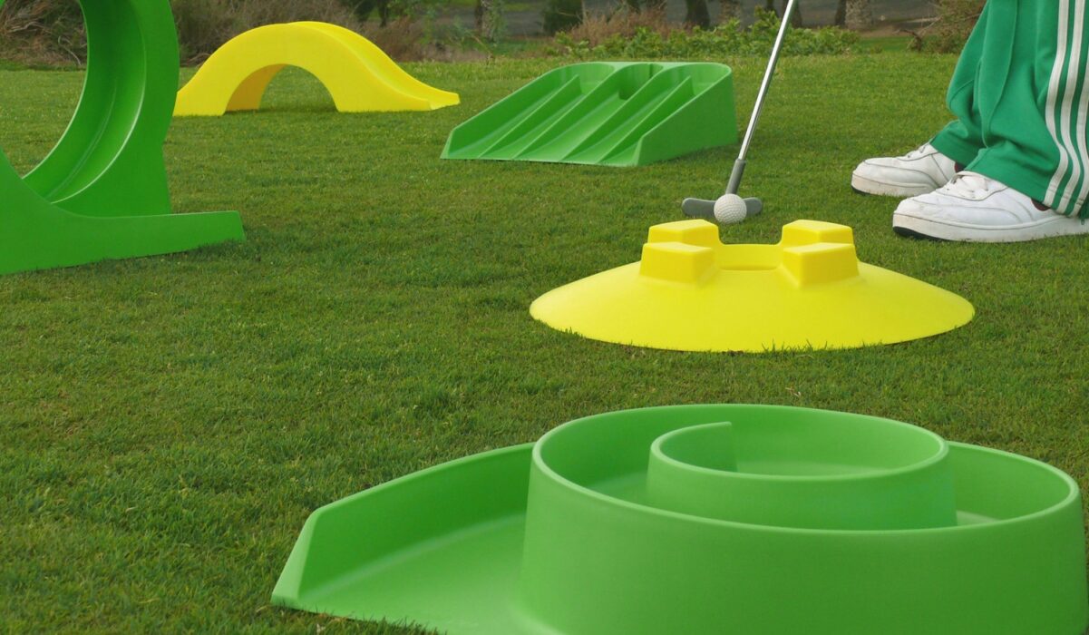Minigolf set