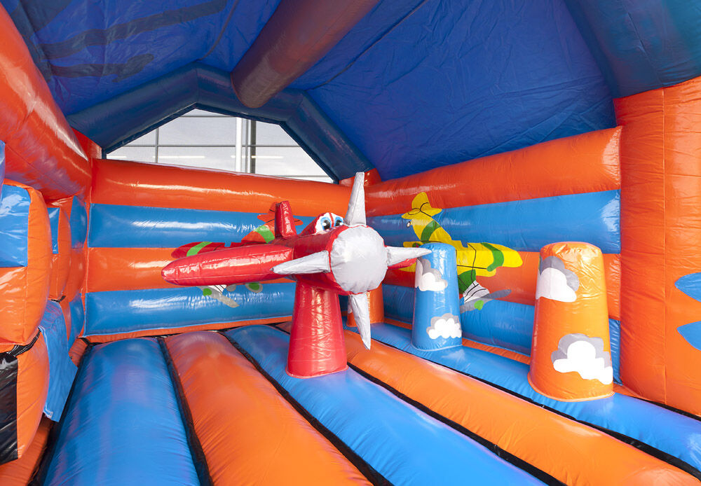 Springkussen Vliegtuig (overdekt)