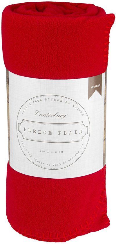 Fleece deken – Rood