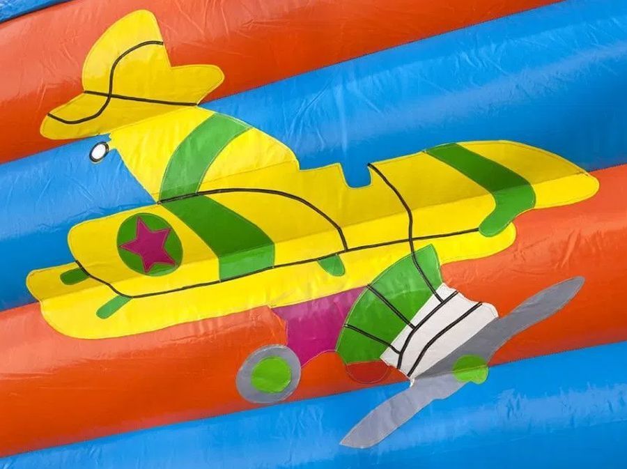 Springkussen Vliegtuig (overdekt)