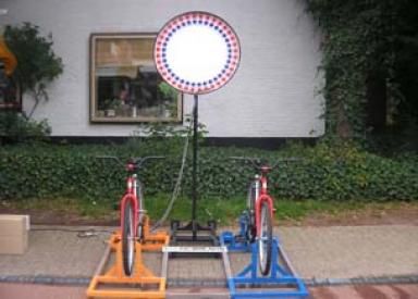 Fietsen met ronde waarneming