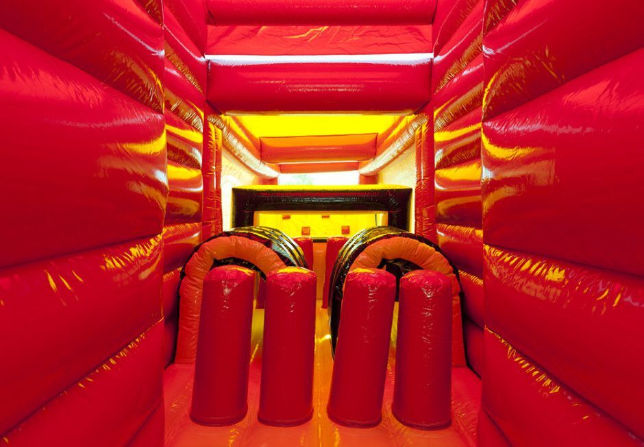 Vrachtwagen hindernisbaan 14 meter