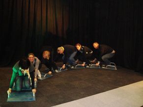 Rupsrennen (6 plankjes)