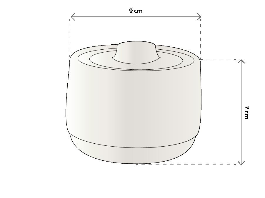Suikerpot met deksel Trendy