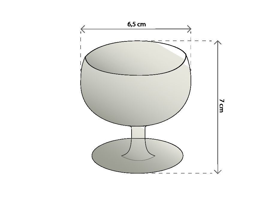 Likeurcoupe / advocaatglas 11 cl