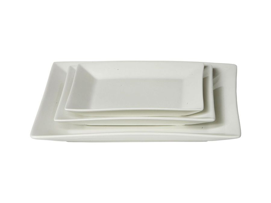 Gebakschotel / sideplate Trendy vierkant