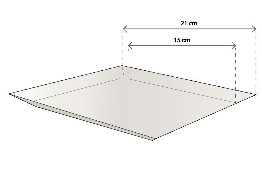 Dessertbord Trendy vierkant