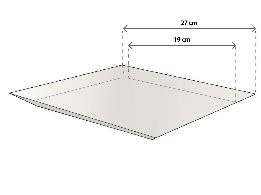 Dinerbord Trendy vierkant