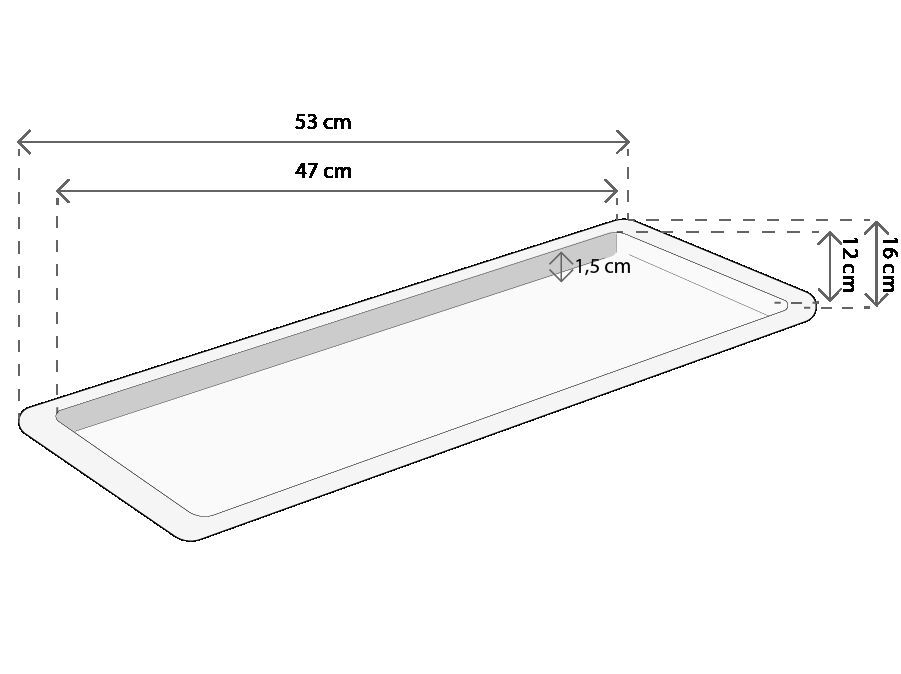 Serveerplateau Melamine