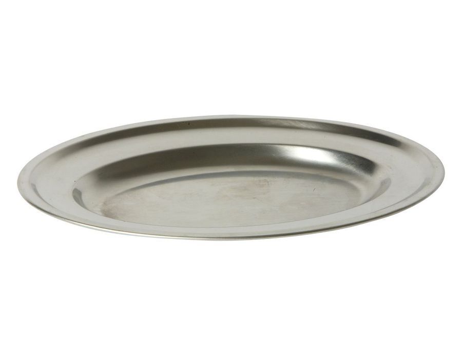 Vleesschaal RVS ovaal