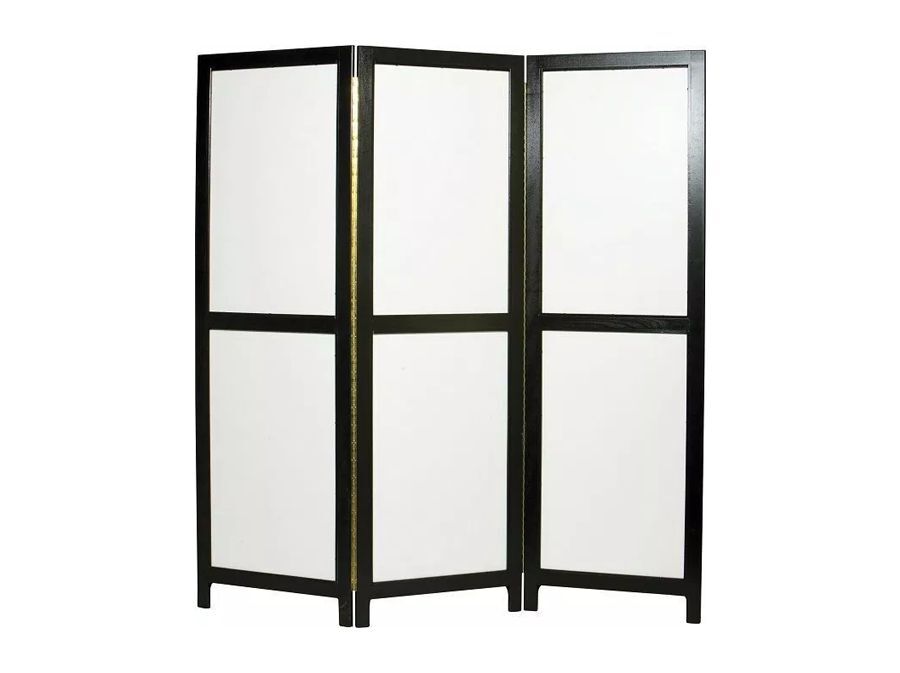 Scheidingswand zwart-wit