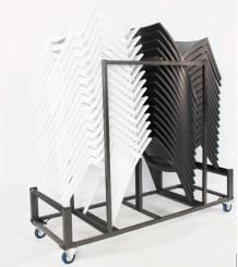 Stoel wit met armleuning (aanbieding)