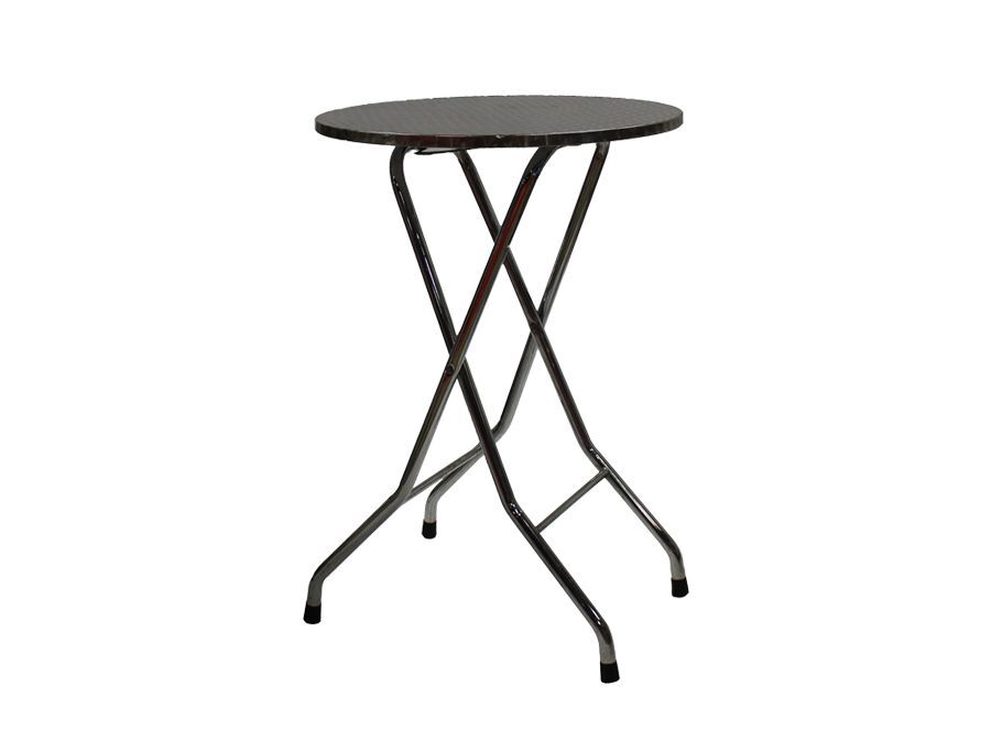 Statafel chroom curved ø 80 cm (aanbieding)