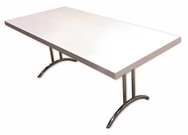 Dinertafel luxe wit 180 x 80 cm