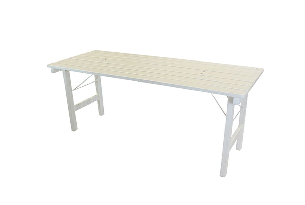 Picknicktafel wit