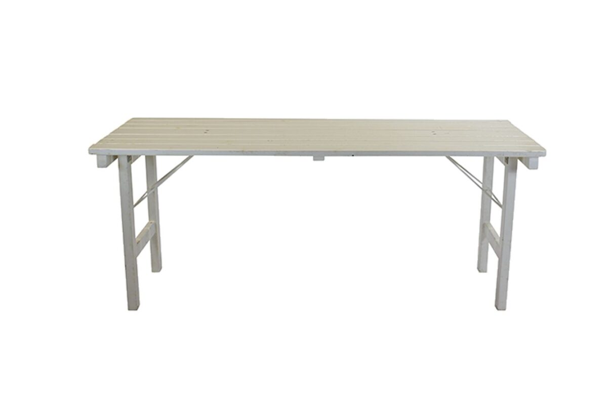 Picknicktafel wit