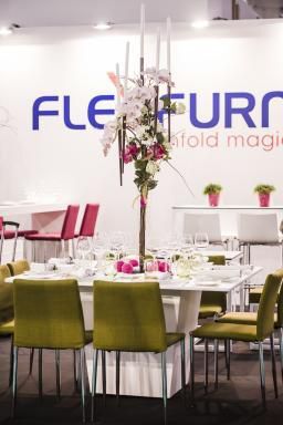 Dinertafel conic wit