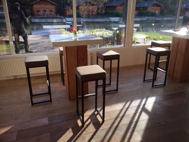 Barkruk Kubo zwart / taupe