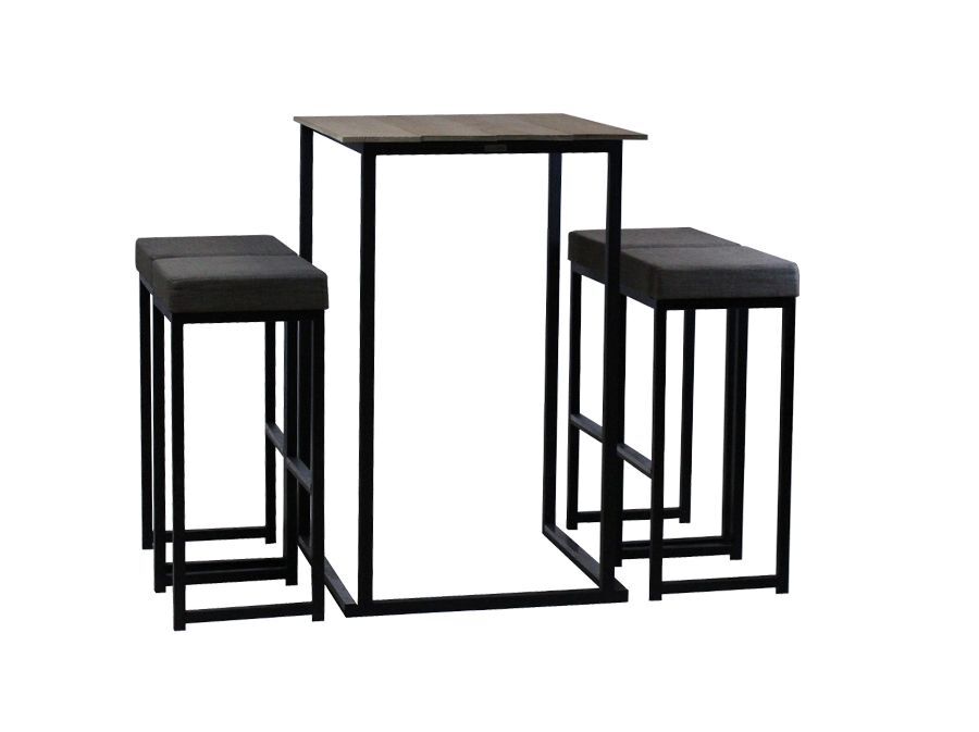 Barkruk Kubo zwart / taupe