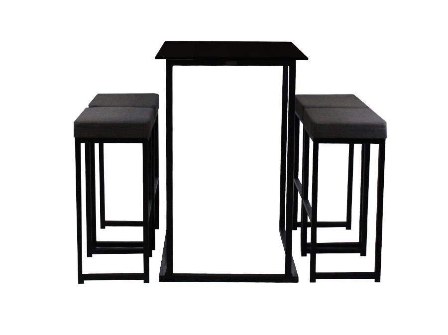 Barkruk Kubo zwart / taupe