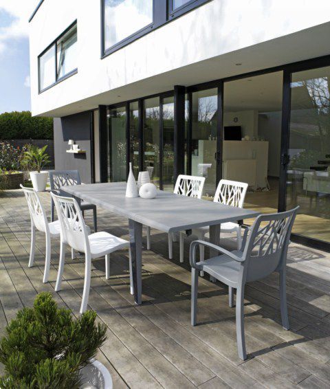 Terrasstoel met armleuning Vegetal (AANBIEDING)