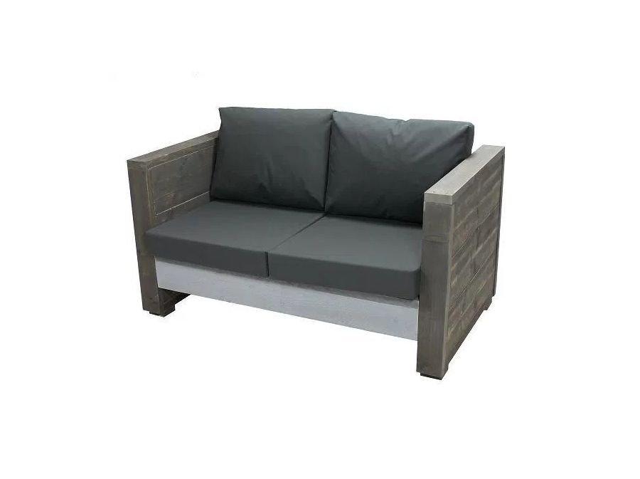 Loungebank 2-zits Vintage steigerhout