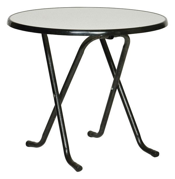 Terrastafel antraciet Ø 85 cm