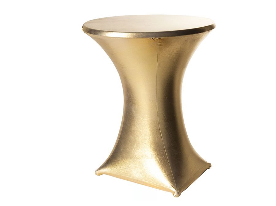 Statafelrok stretch goud