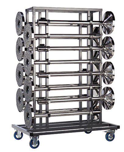 Afscheidingspaaltje met snelband per 16 (aanbieding)