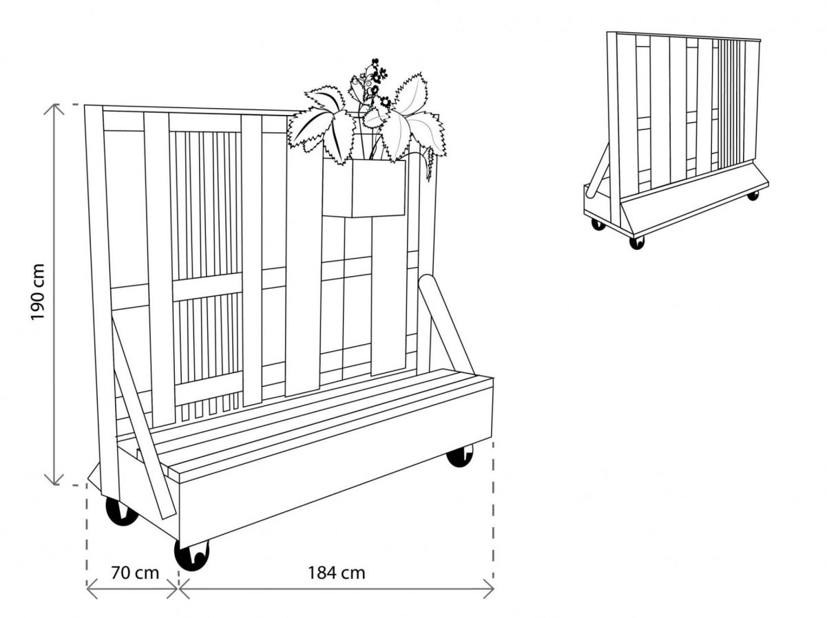 Verrijdbare scheidingswand – VP3