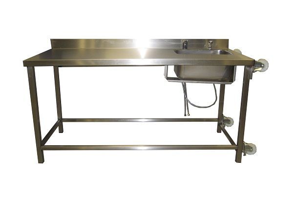 Spoelbak enkel met mengkraan en werkblad