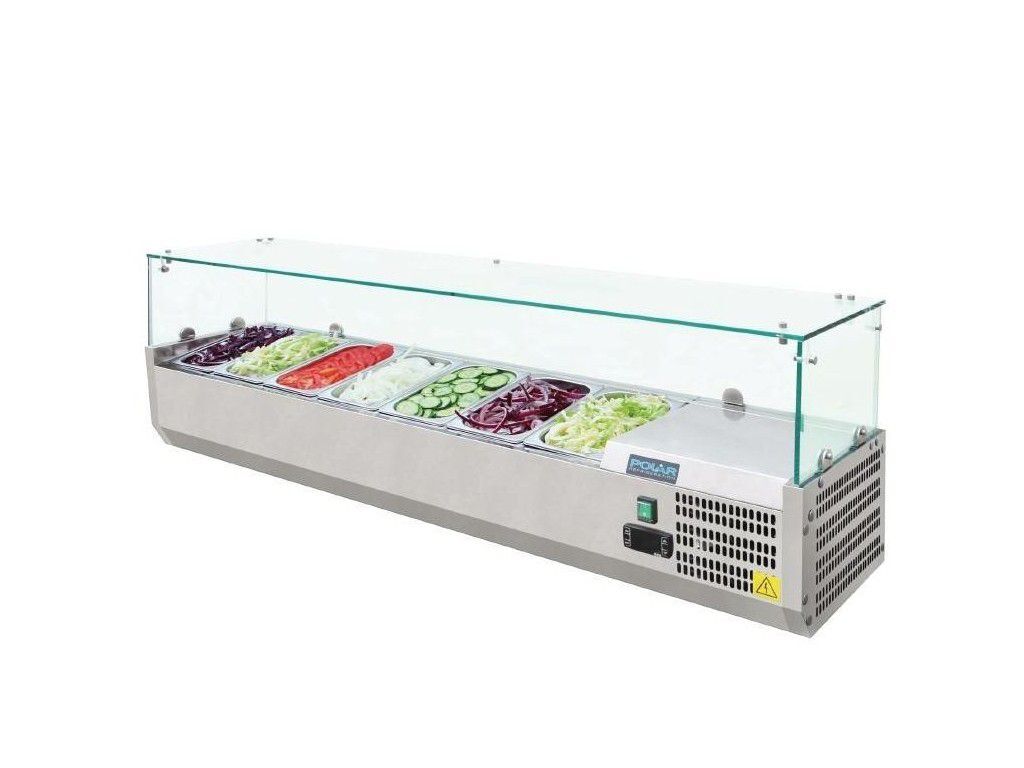 Koelvitrine 7x 1/4 GN