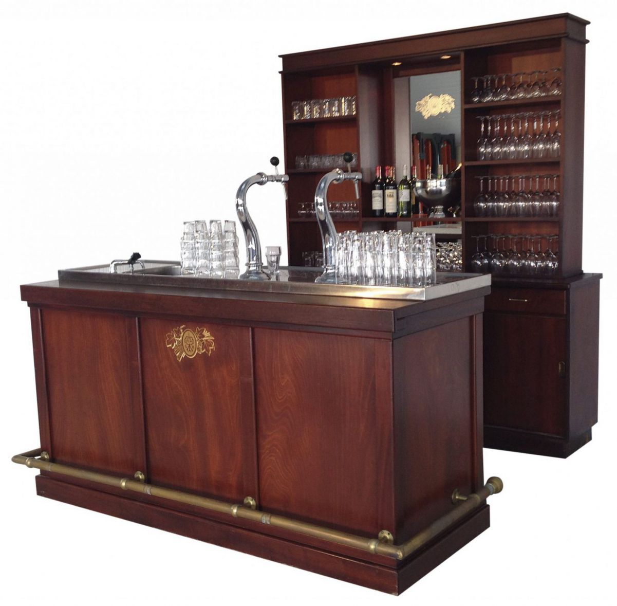 Bruin Cafe Bar, compleet met dubbele tap