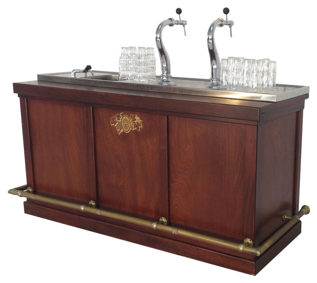 Tapbuffet bruin cafe met 2 tapkranen