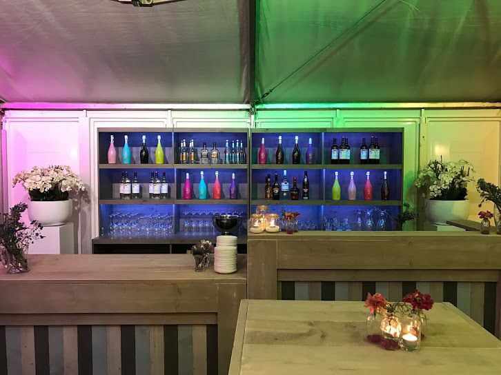 Achterkast t.b.v. bar Vintage grey