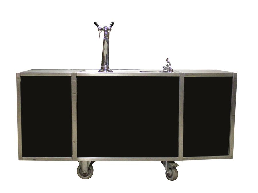 Verrijdbare bar uitklapbaar