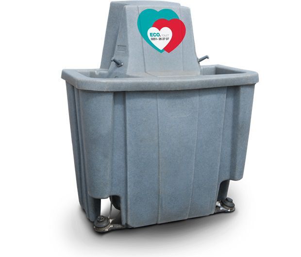 Handwasstation met voetpomp