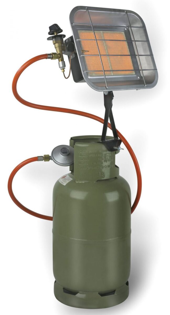 Infraroodstraler op gas