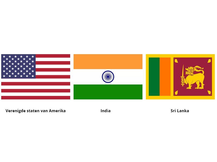 Landen vlaggen – Wereld