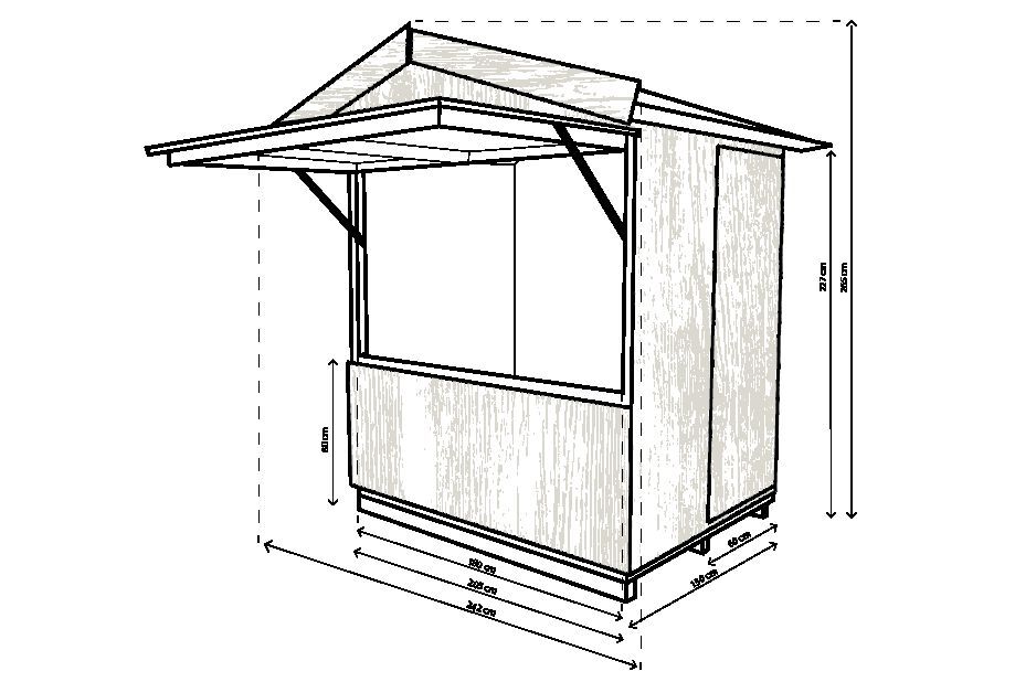 Kassa huisje – Blokhut