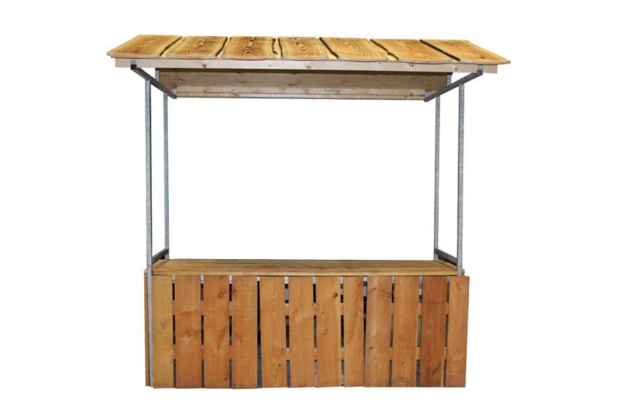 Kerstkraam Houten dak