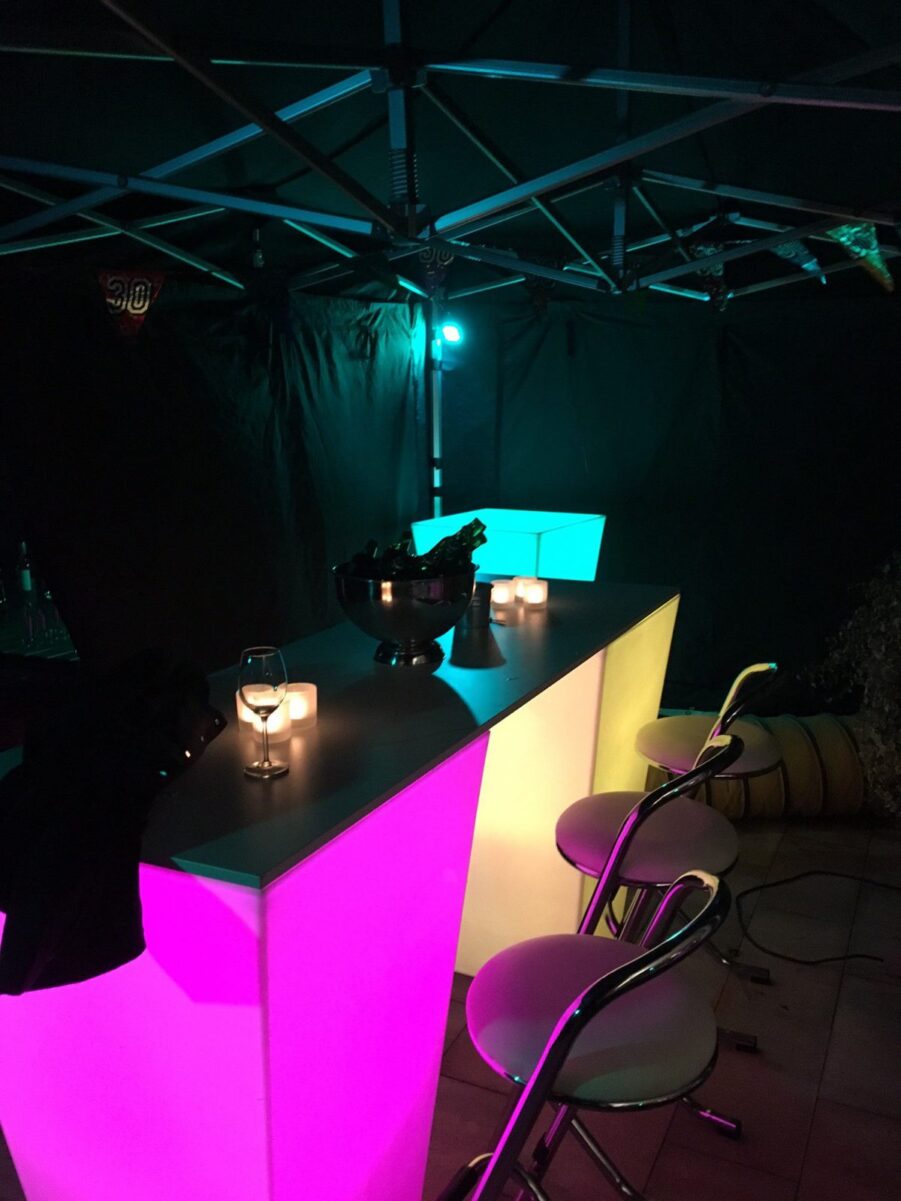 LED lamp RGB-blok 20x20cm per 3