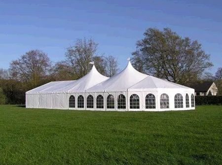 Alu-frame tent 10 meter breed – high peak