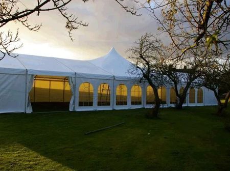 Alu-frame tent 10 meter breed – high peak