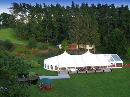 Alu-frame tent 10 meter breed – high peak