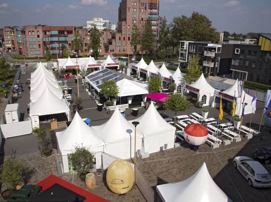 Alu-frame tent rond 10 meter