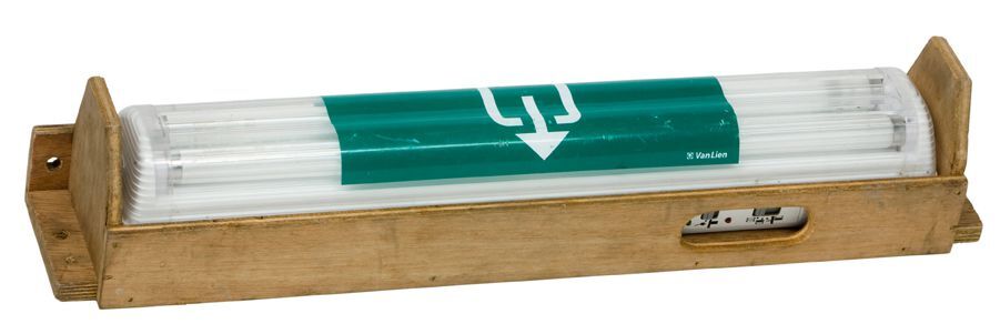 Nooduitgangsbord incl. accu