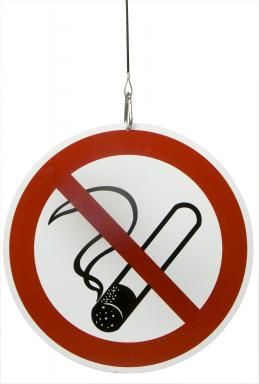 Bord ‘niet roken’ Ø 40 cm