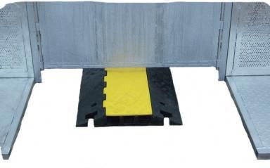 Stage barrier flexibele hoek