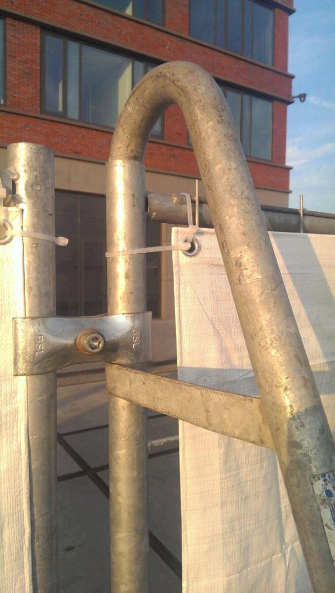 Evenementenhekschoor incl. grondpen